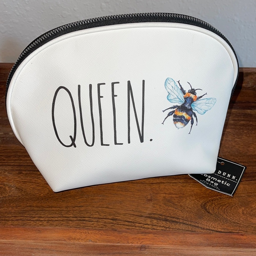 Rae Dunn Queen Bee Cosmetic Bag